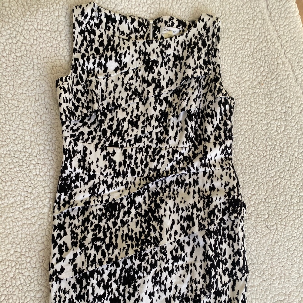 Leopard print Calvin Klein mini dress